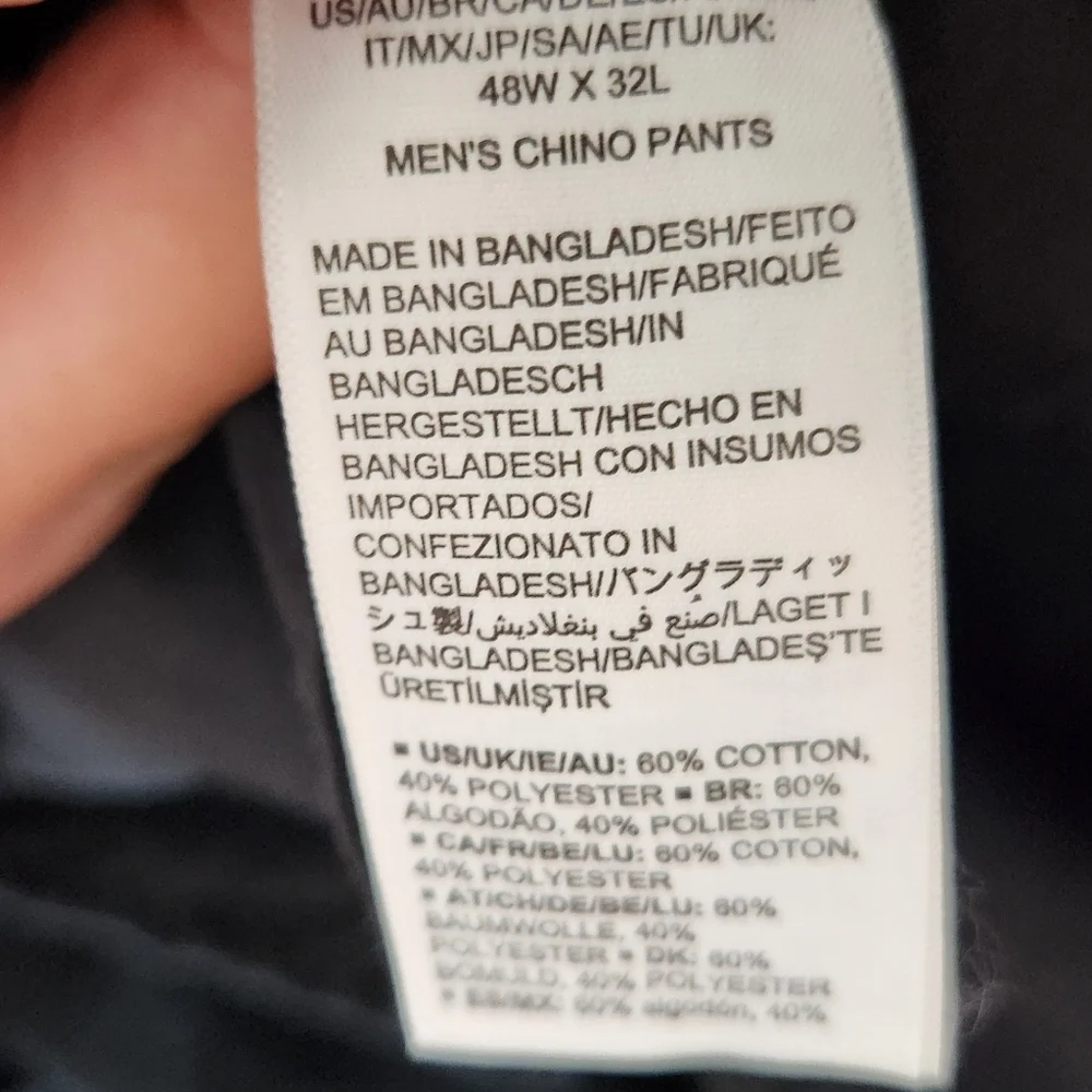 Amazon Essentials Black Slack Pants - Classic Fit